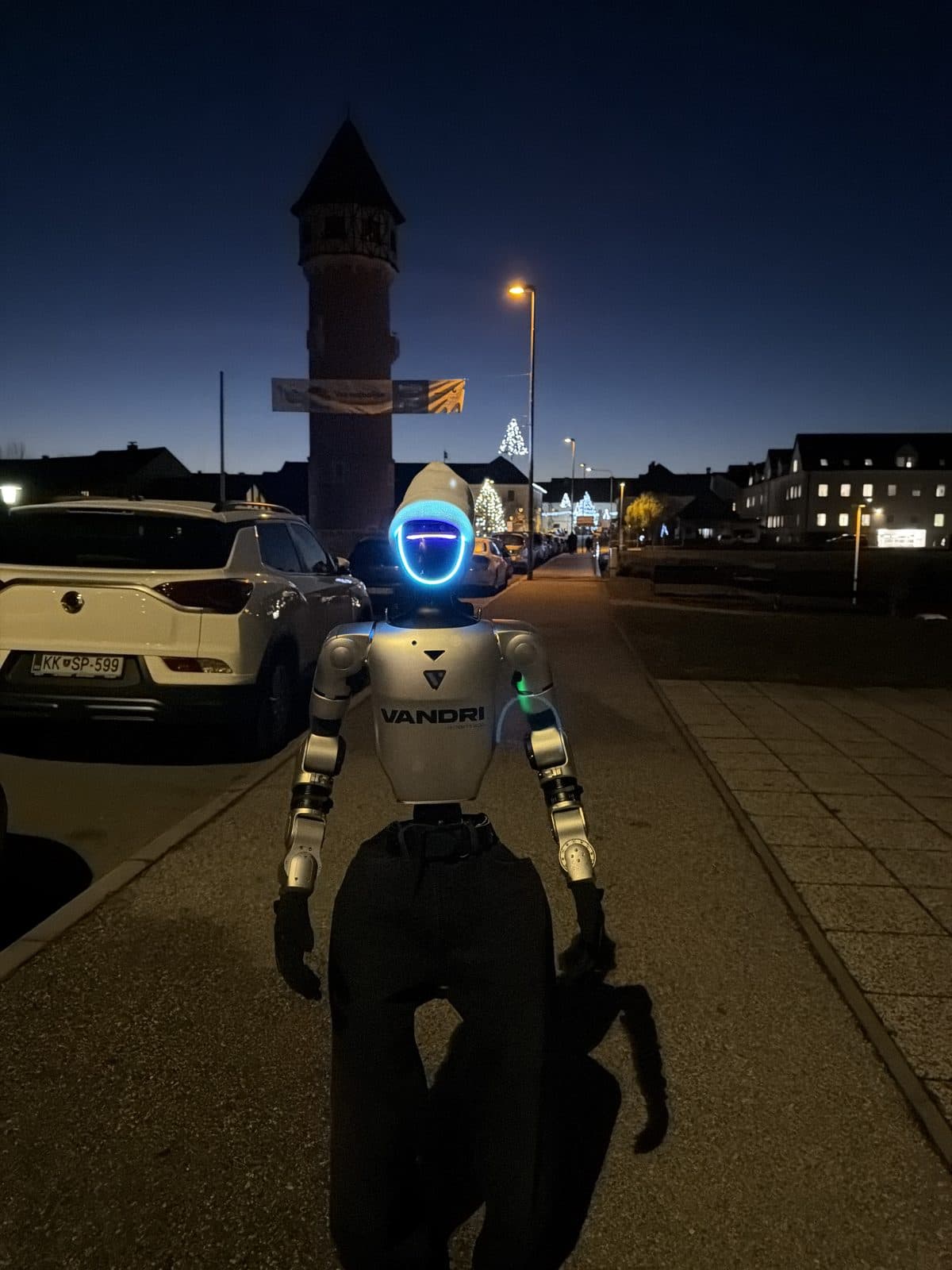 Robot v mestu Brežice