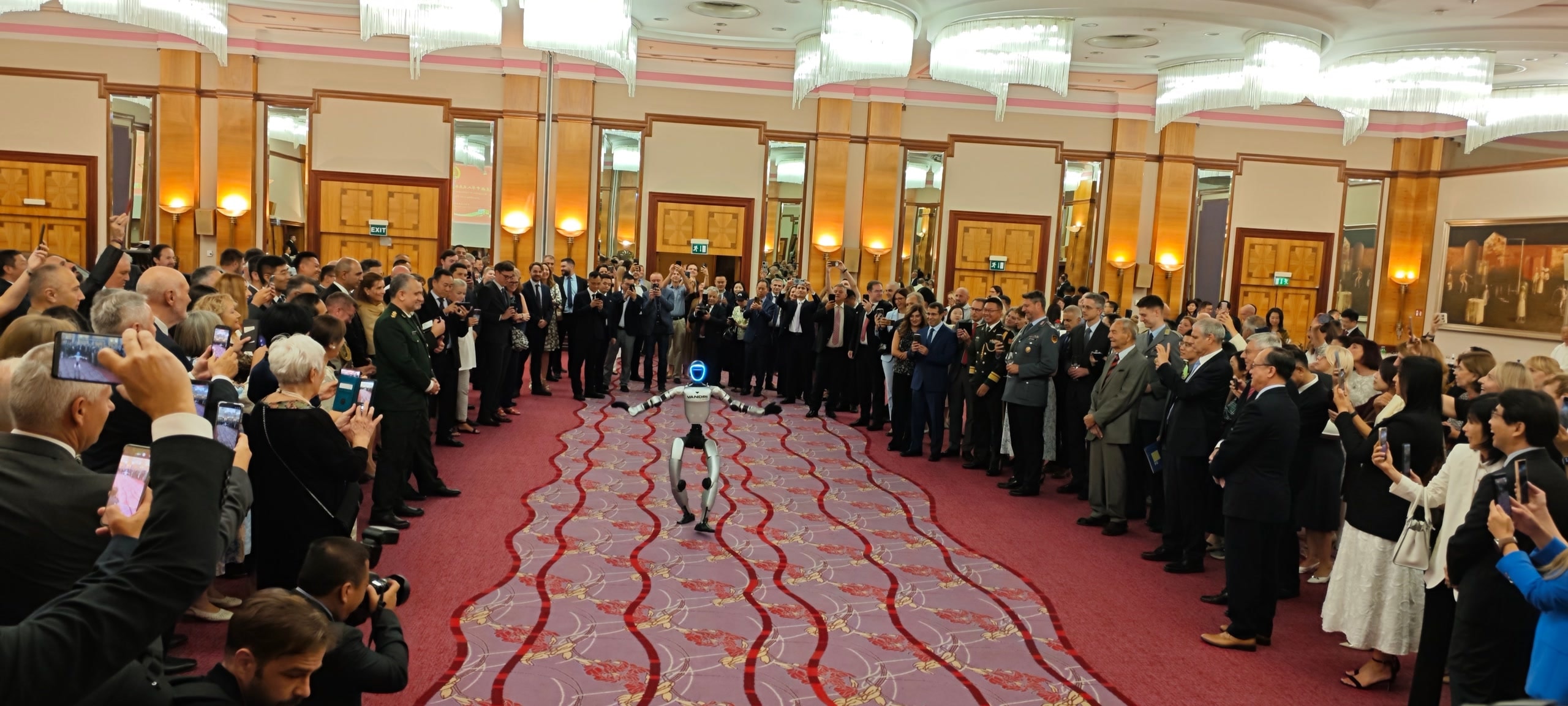 Where our robots have already stood.