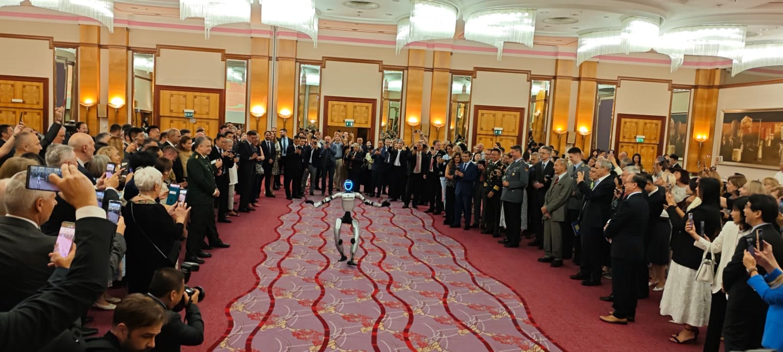 Where our robots have already stood.