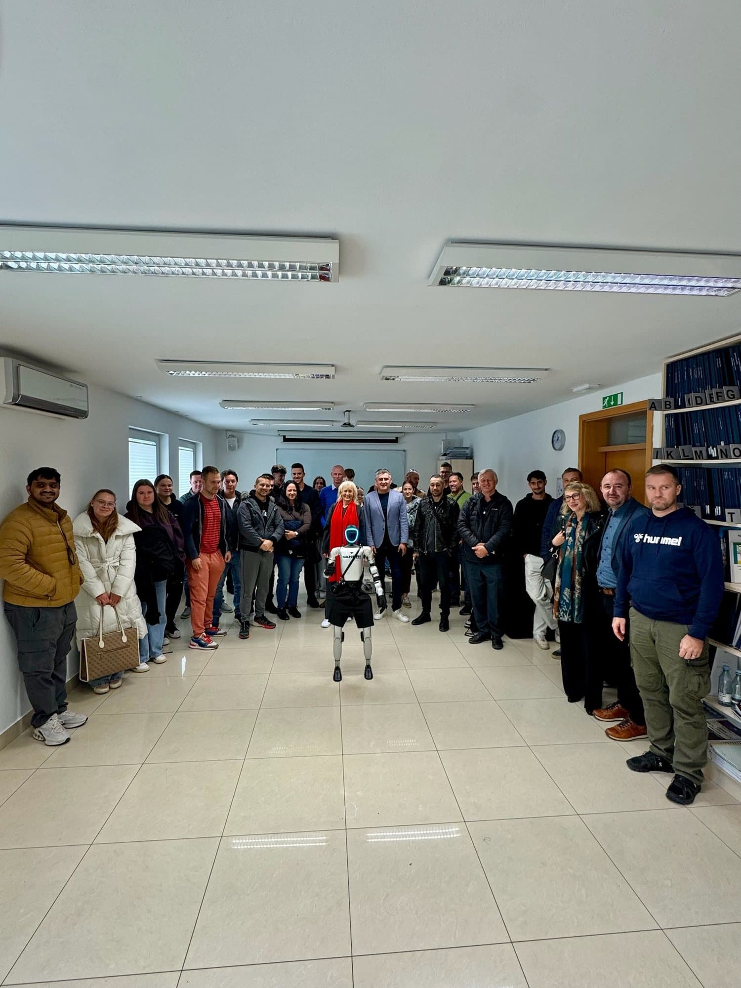 Where our robots have already stood.