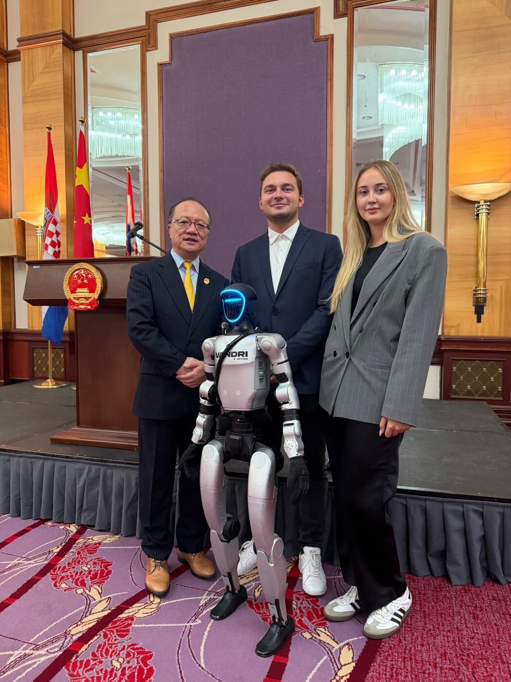 Where our robots have already stood.